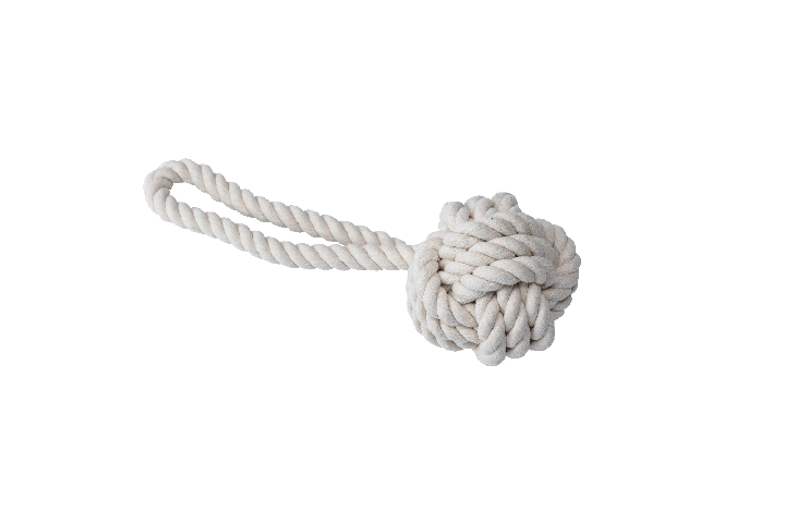 Quapas! Hundespielzeug Rope Ball Natur